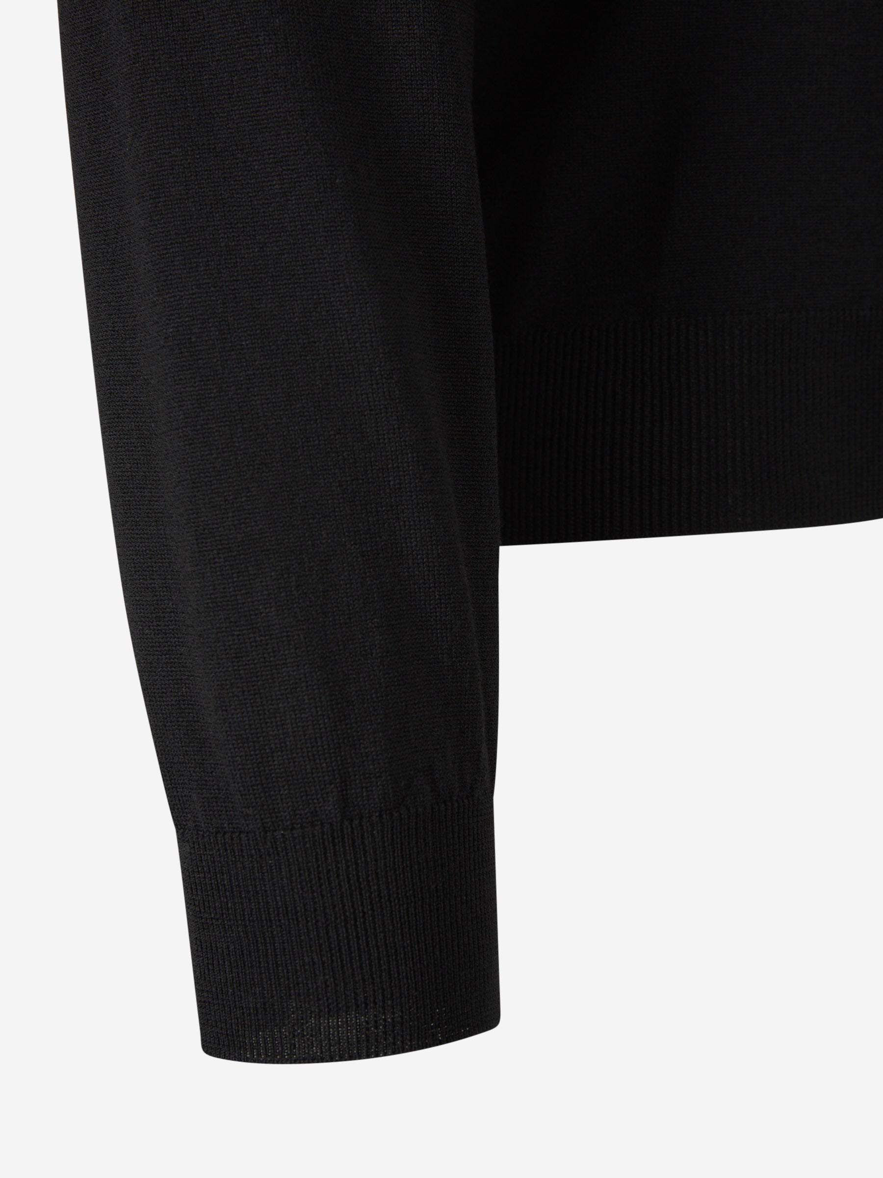 Zanone Hombre Barcelona Jersey Punto Lana color Negro sku 542-002131 04 - Foto 4