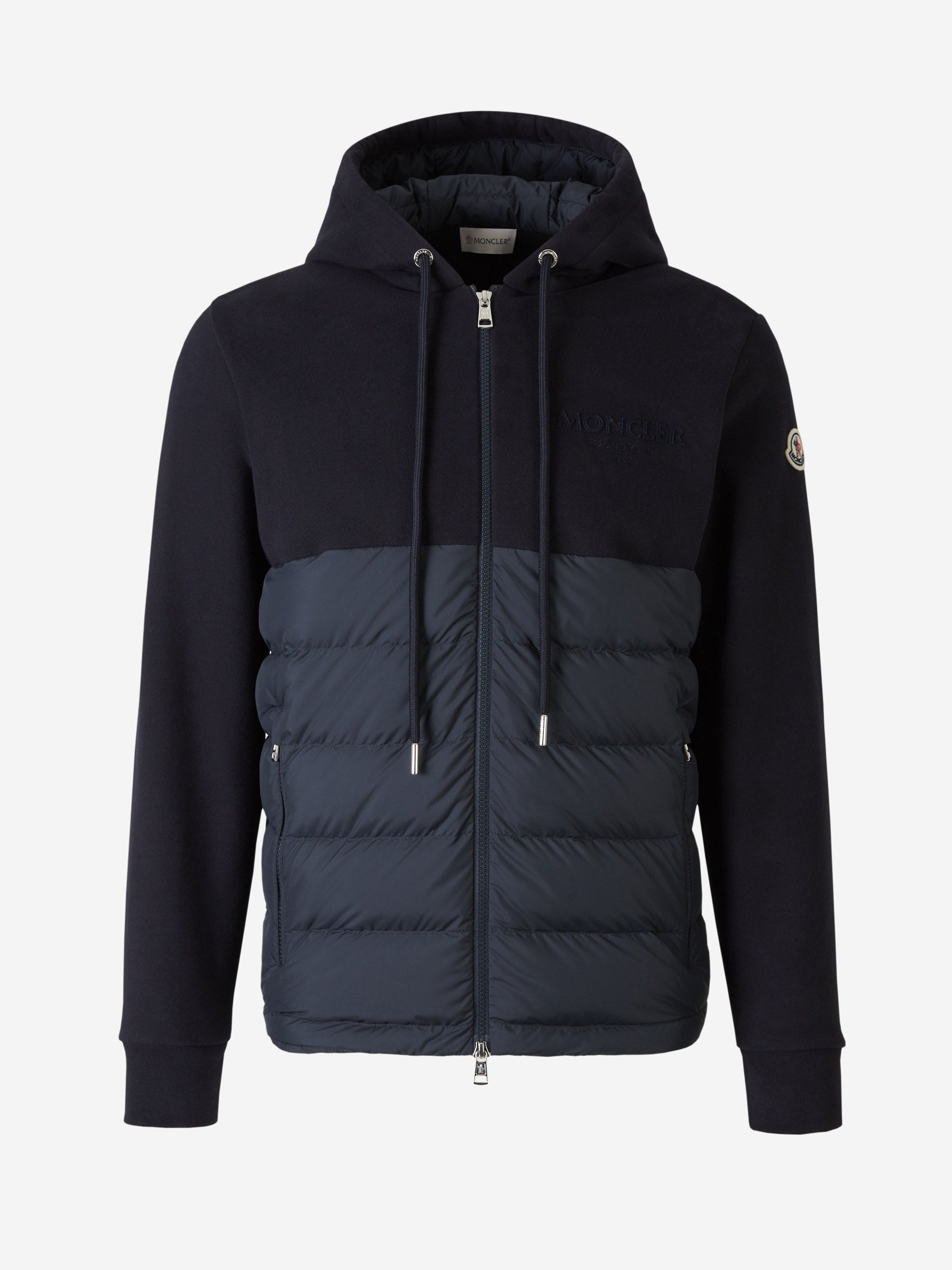 Moncler Quilted Zipper Cardigan
