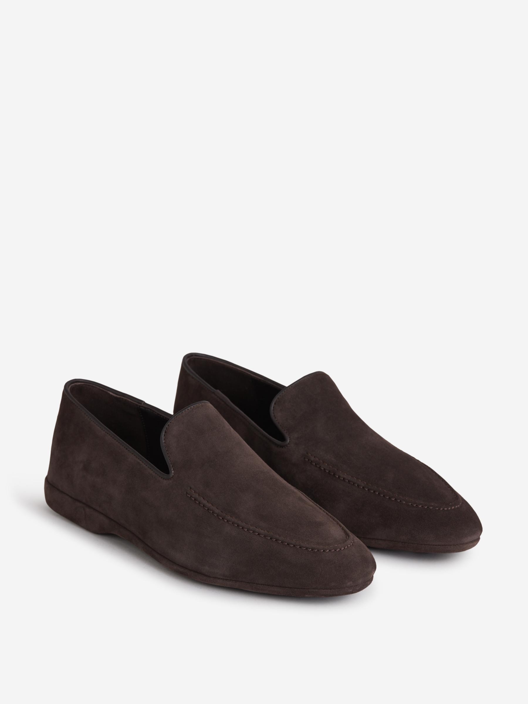 Santa Eulalia Hombre Barcelona Zapatillas Ante color Marrón Oscuro sku 612-000065 01 - Foto 2