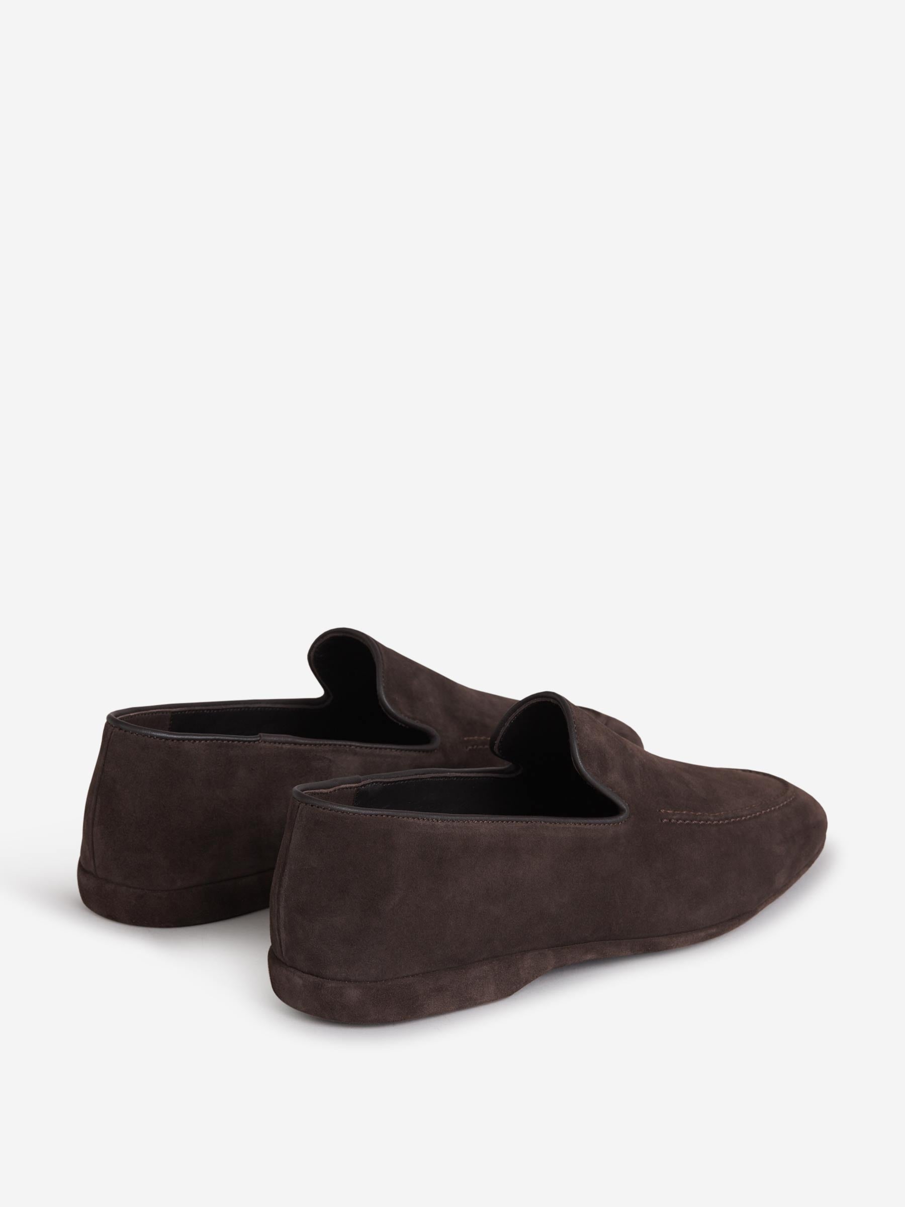 Santa Eulalia Hombre Barcelona Zapatillas Ante color Marrón Oscuro sku 612-000065 01 - Foto 4