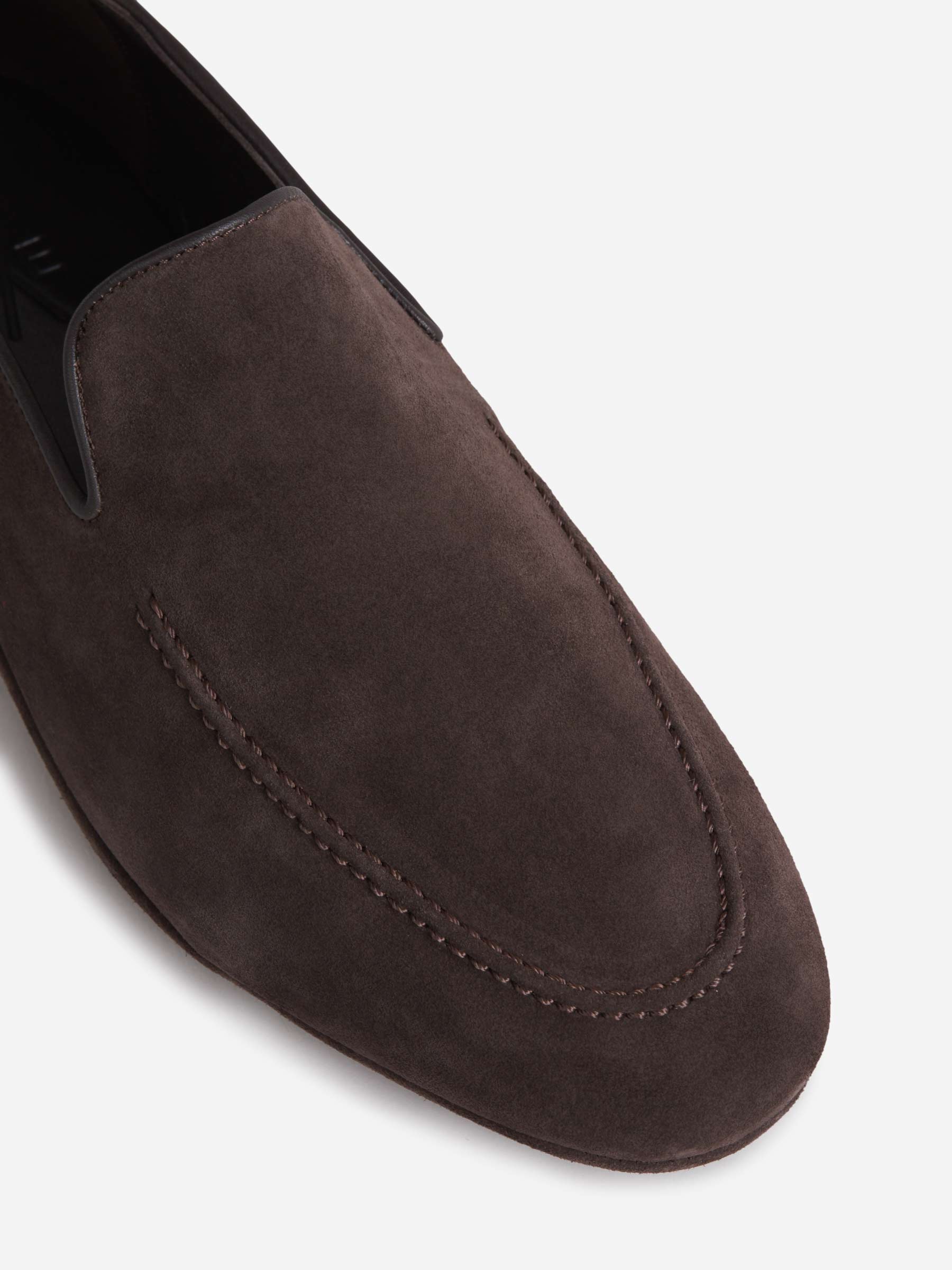 Santa Eulalia Hombre Barcelona Zapatillas Ante color Marrón Oscuro sku 612-000065 01 - Foto 3