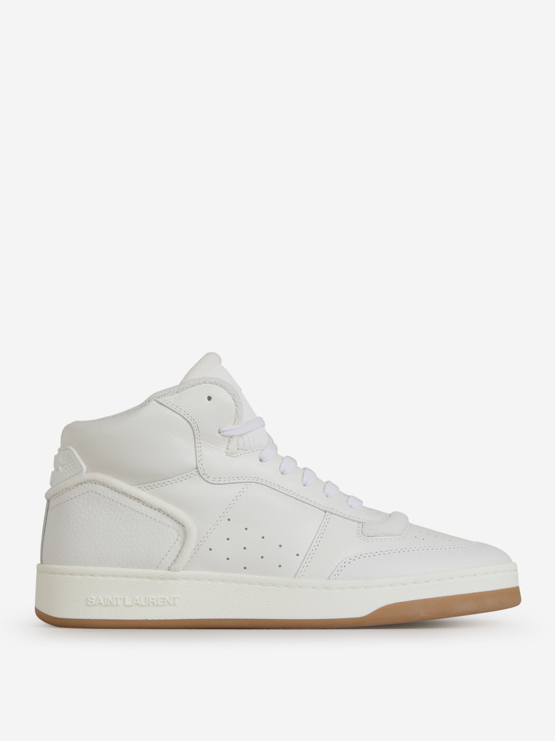 Saint laurent mid top sneakers on sale
