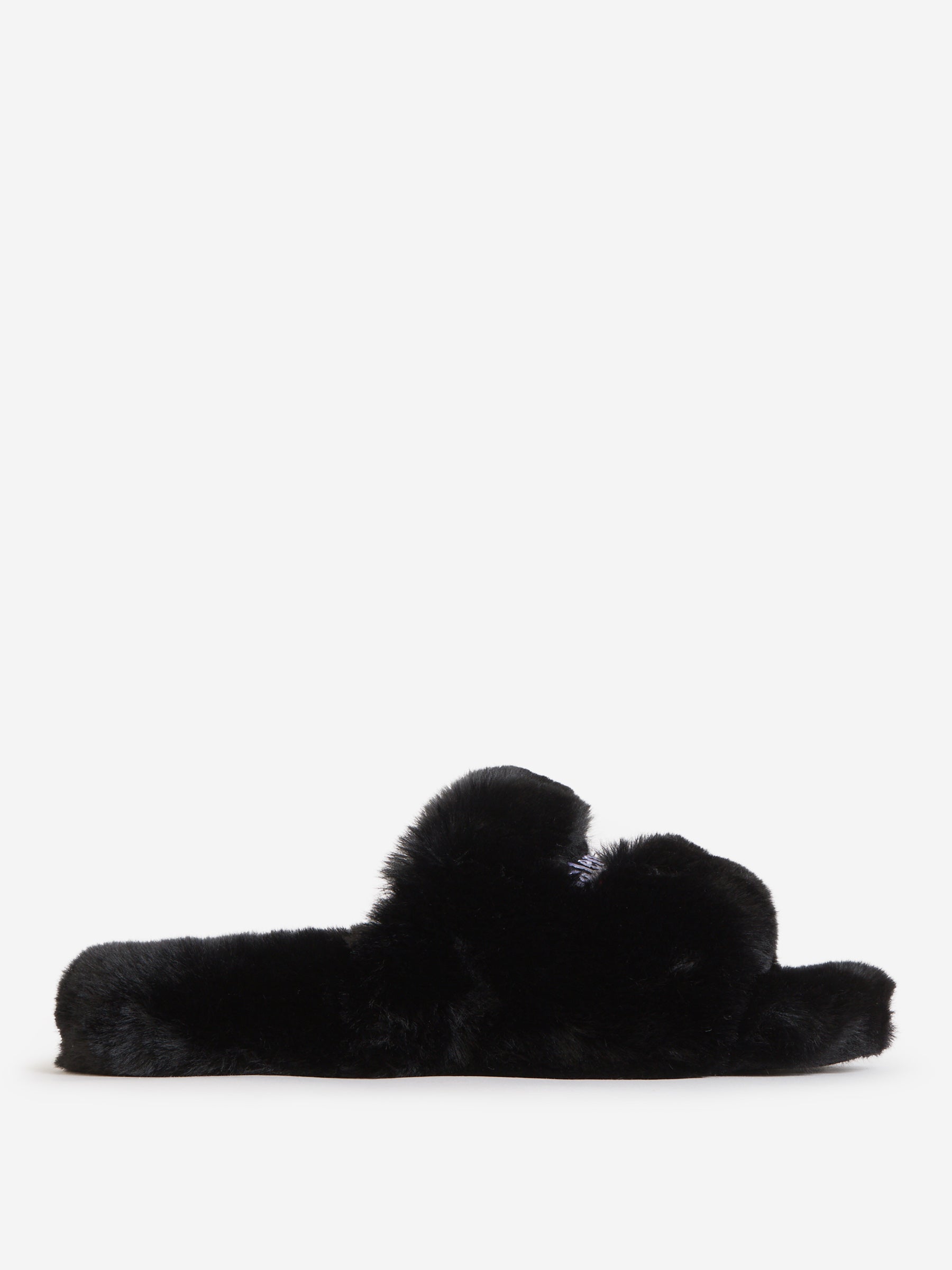 Faux fur slide sales sandals