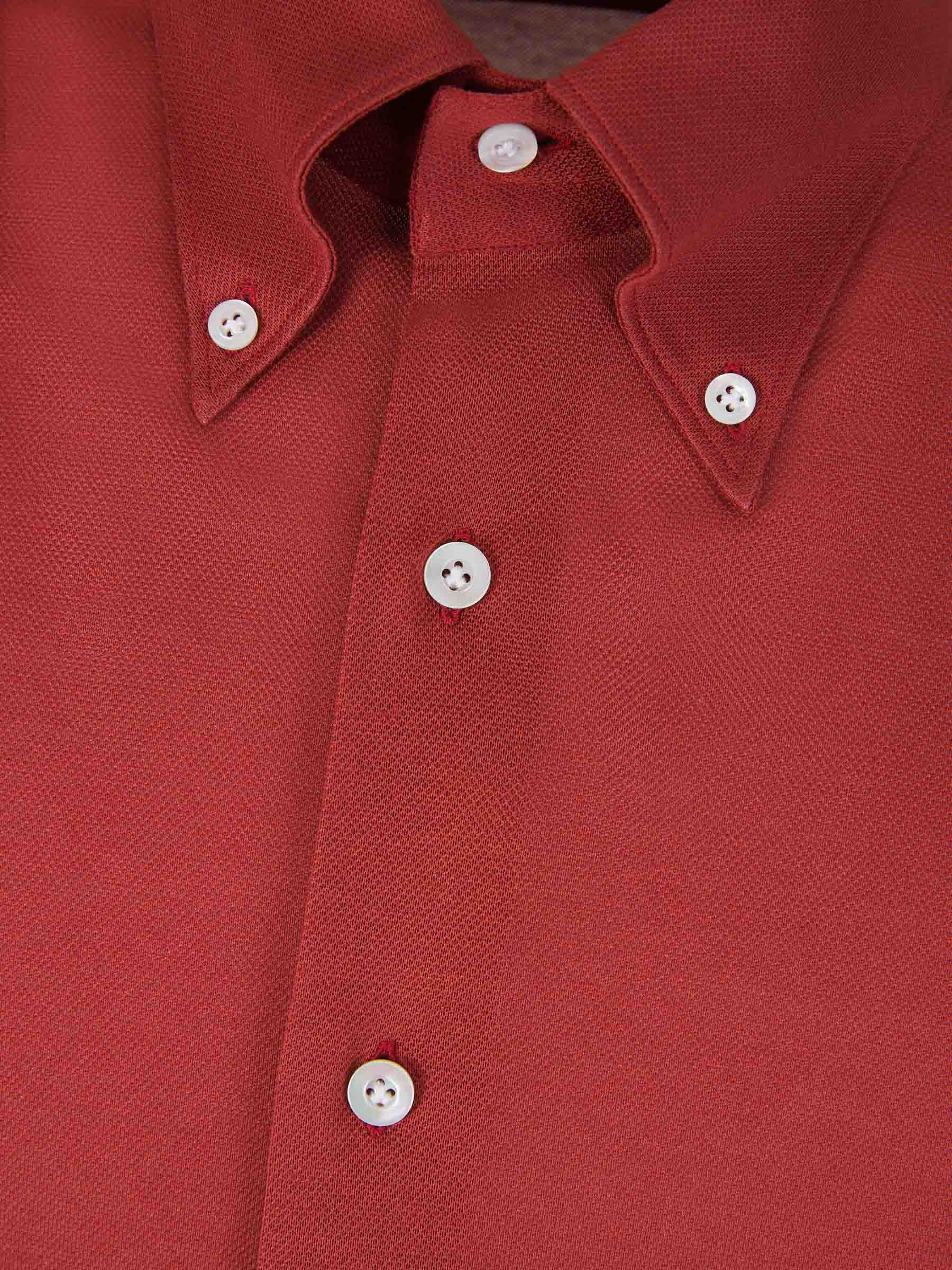 Fray Hombre Barcelona Camisa Algodón Piqué color Rojo sku 531-005956 06 - Foto 3