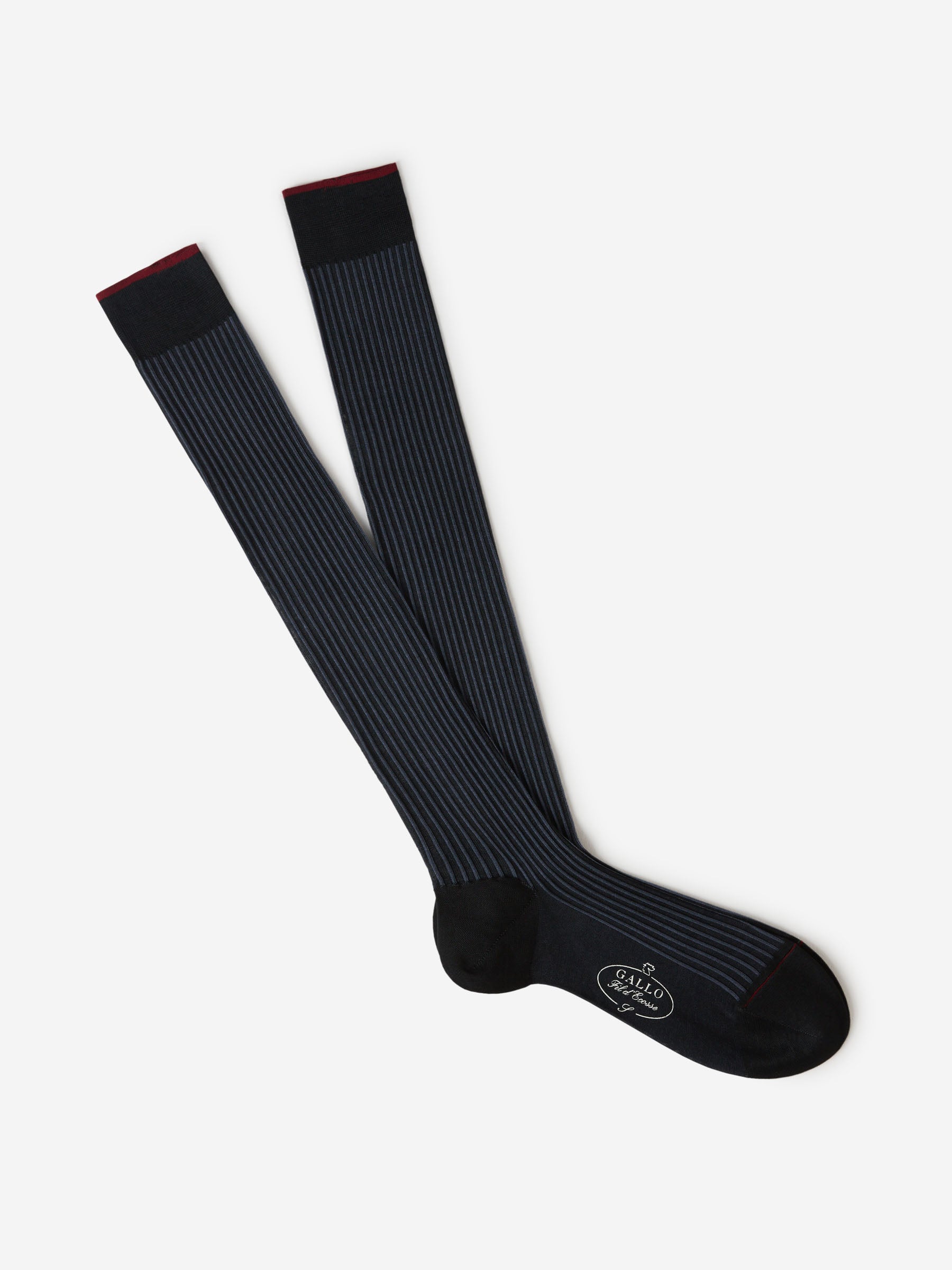 Gallo Hombre Barcelona Calcetines Motivo Rayas color Negro sku 642-000429 01 - Foto 1