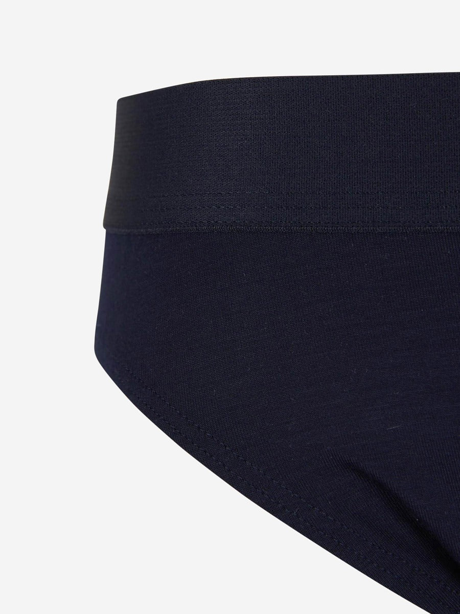 Zimmerli Hombre Barcelona Slip Modal Logo color Azul Marino sku 651-000026 02 - Foto 3