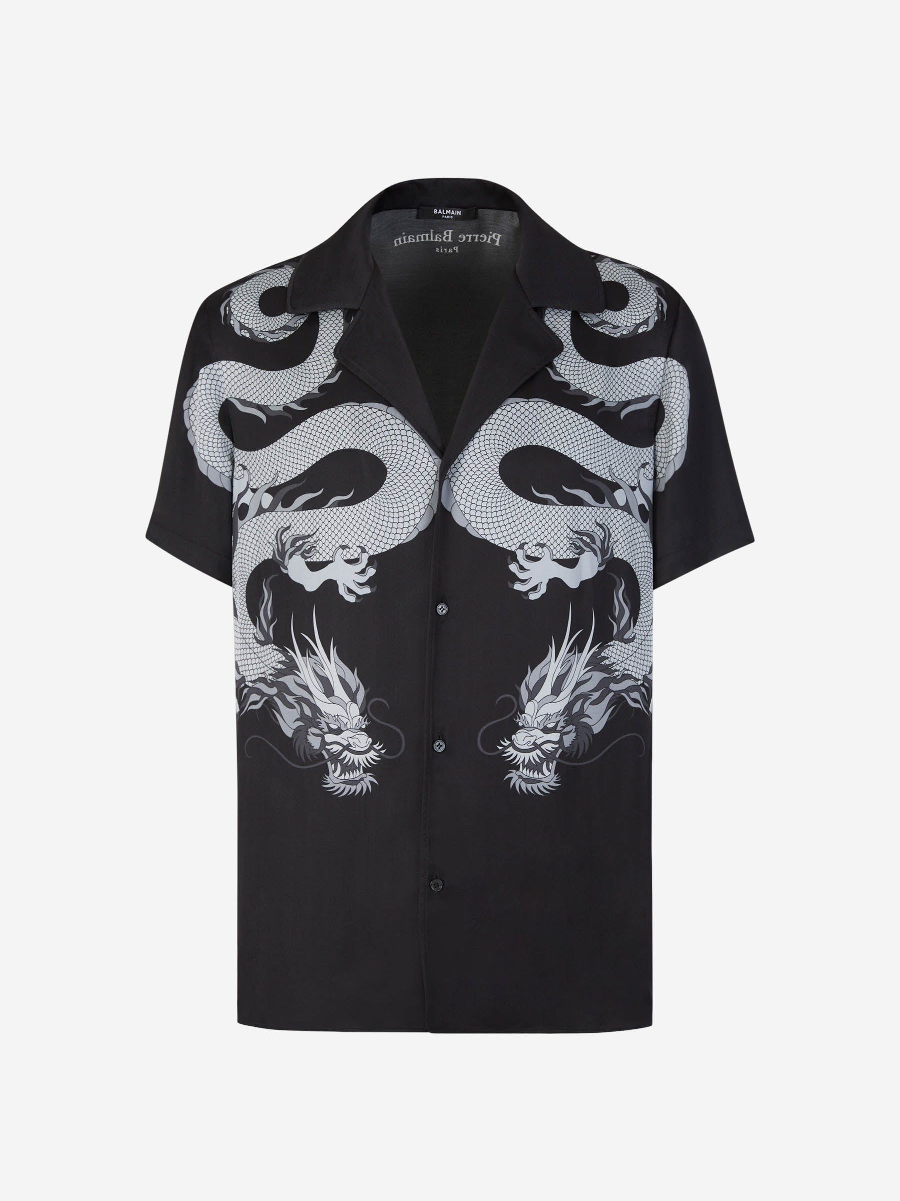 Balmain – Balmain Dragon Motif Shirt in Barcelona or Shop Online