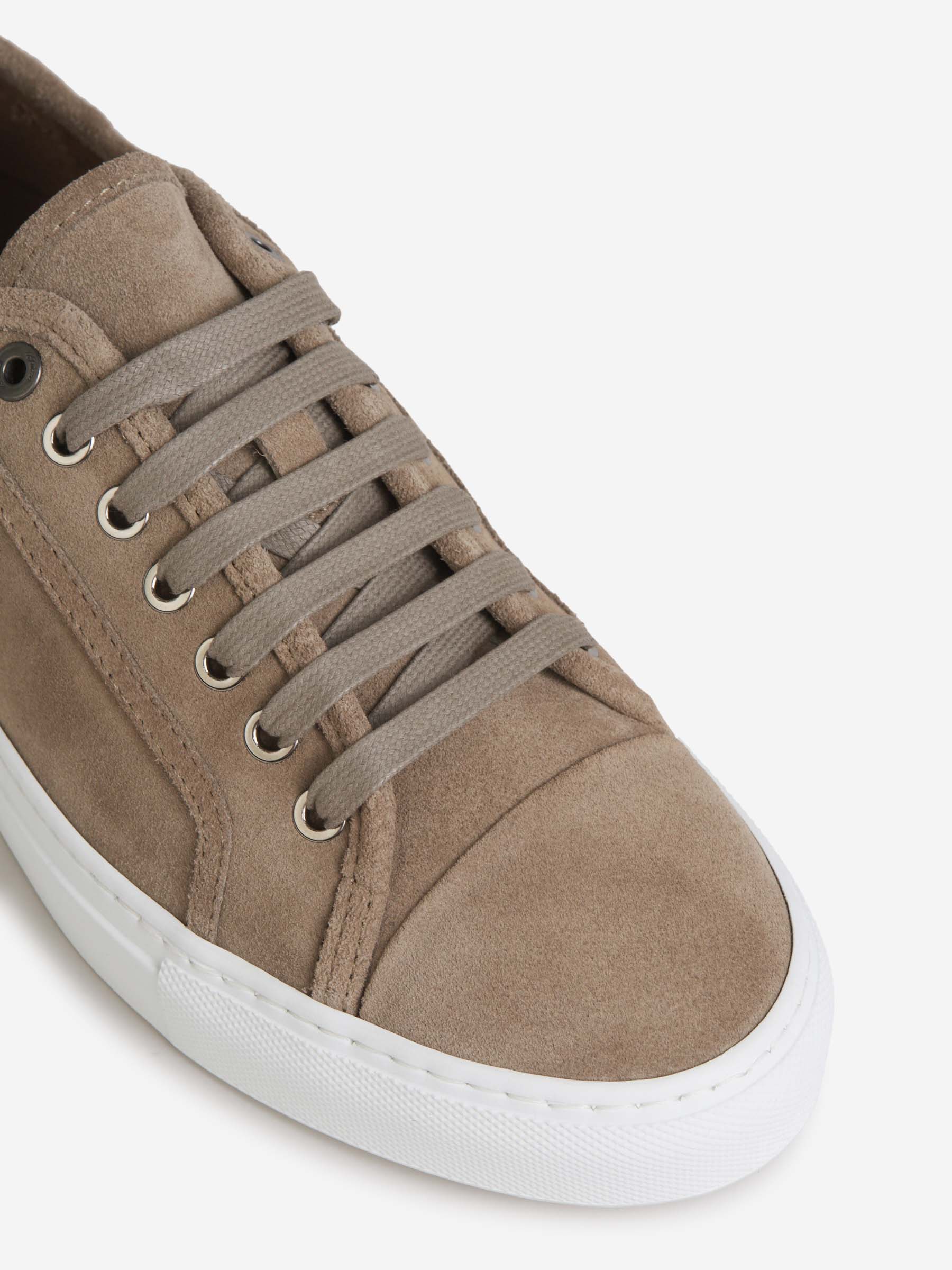 Brioni Hombre Barcelona Sneakers Piel Ante color Topo sku 616-002650 01 - Foto 5