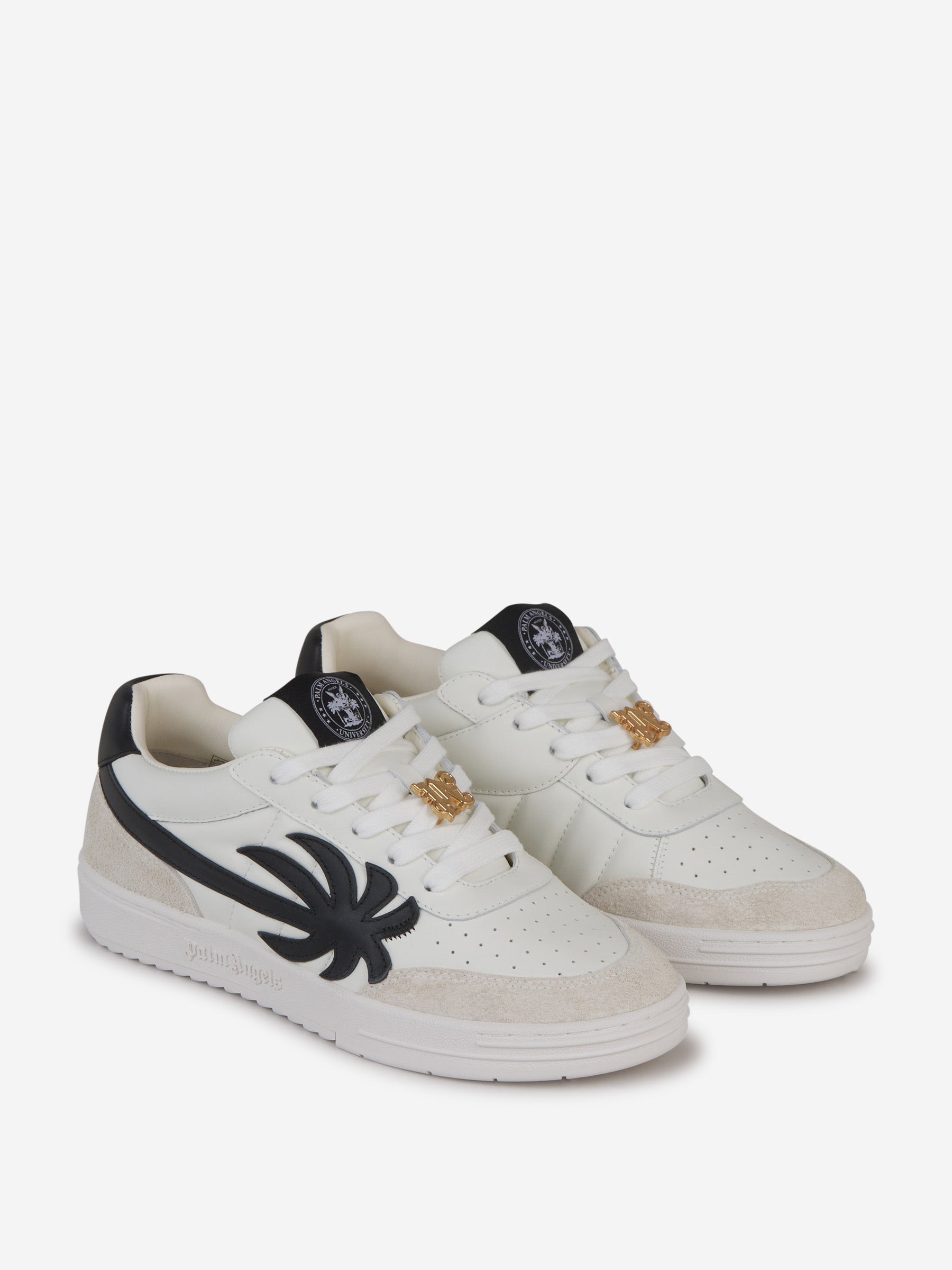 Palm Angels Hombre Barcelona Sneakers Universitarias Palm color Blanco y Negro sku 616-002662 01 - Foto 2