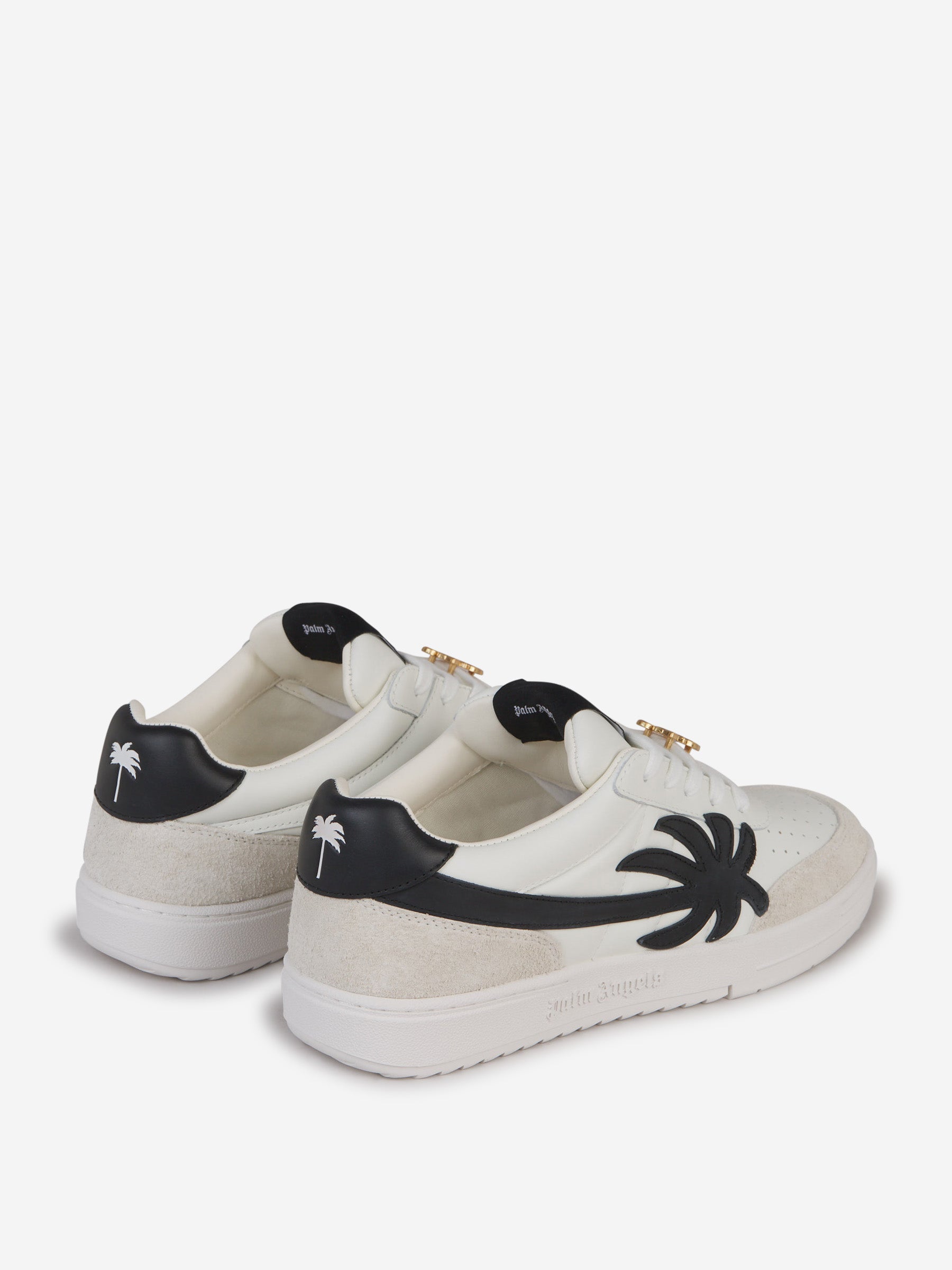 Palm Angels Hombre Barcelona Sneakers Universitarias Palm color Blanco y Negro sku 616-002662 01 - Foto 3