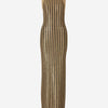 Tom Ford Mujer Barcelona Vestido Midi Acanalado color Dorado sku 732-001384 01 - Foto 1