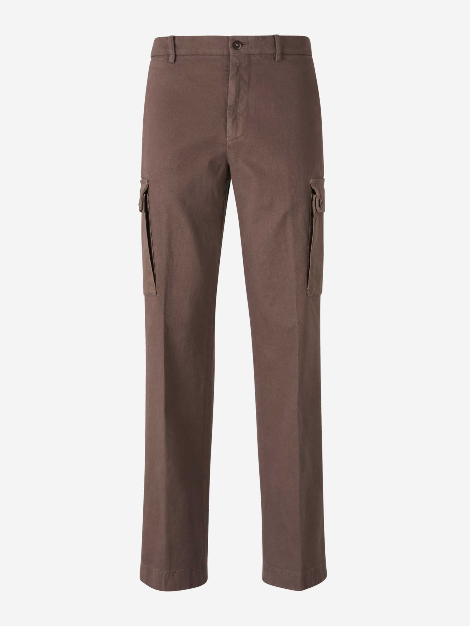 Berwich Hombre Barcelona Pantalones Cargo Algodón color Caramelo sku 521-003186 02 - Foto 1