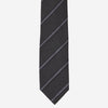 Tom Ford Hombre Barcelona Corbata Motivo Rayas Contraste color Gris Antracita sku 601-000830 02 - Foto 1