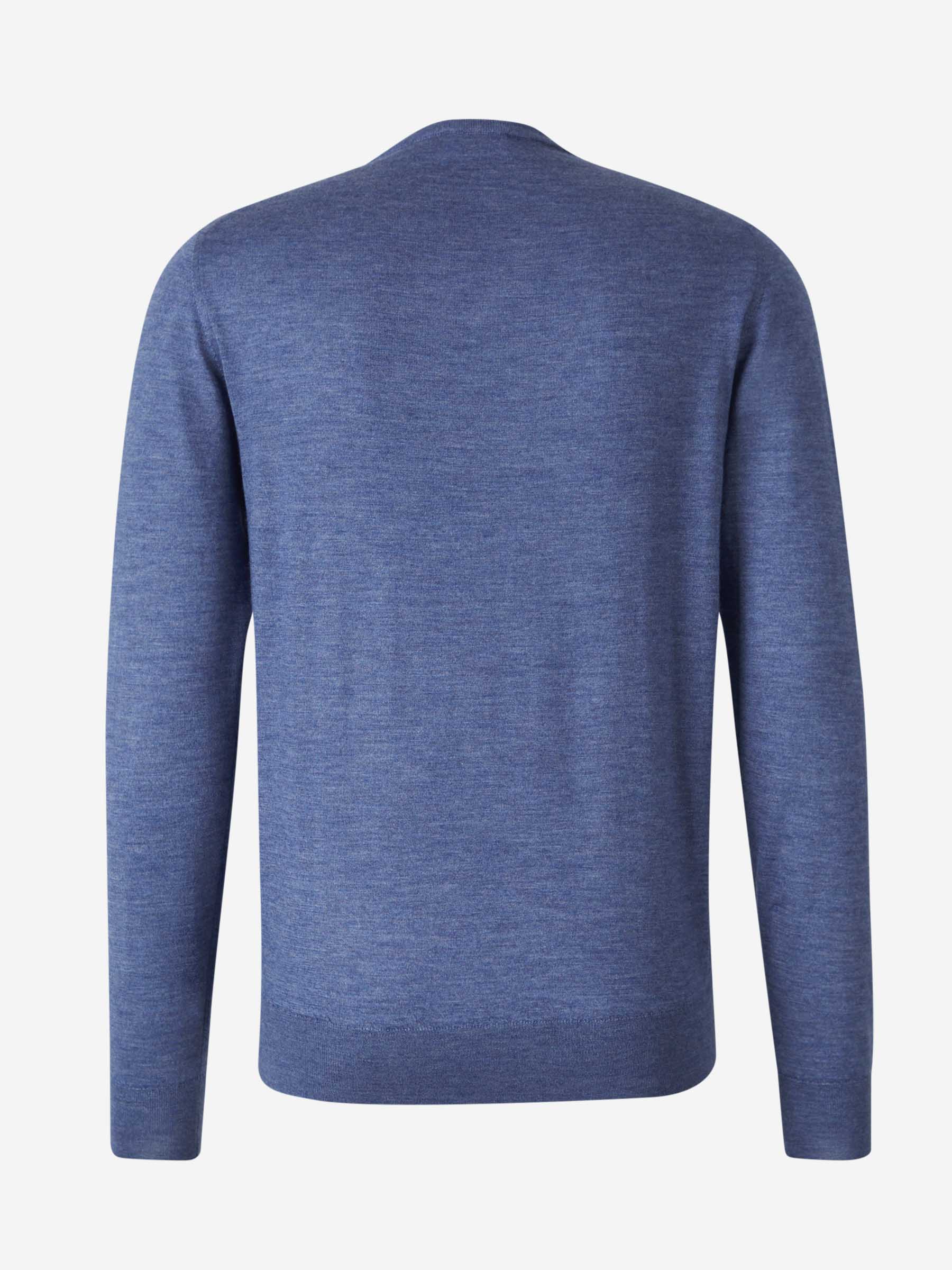 Santa Eulalia Hombre Barcelona Jersey Pico Cashmere color Azul Denim Claro sku 542-002425 02 - Foto 2