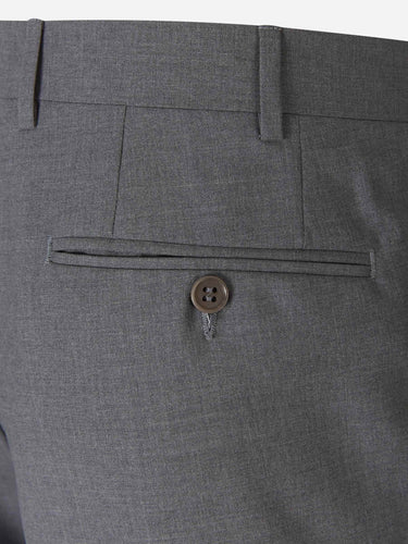 Canali Hombre Barcelona Pantalones Formales Lana color Gris Claro sku 321-000323 01 - Foto 4
