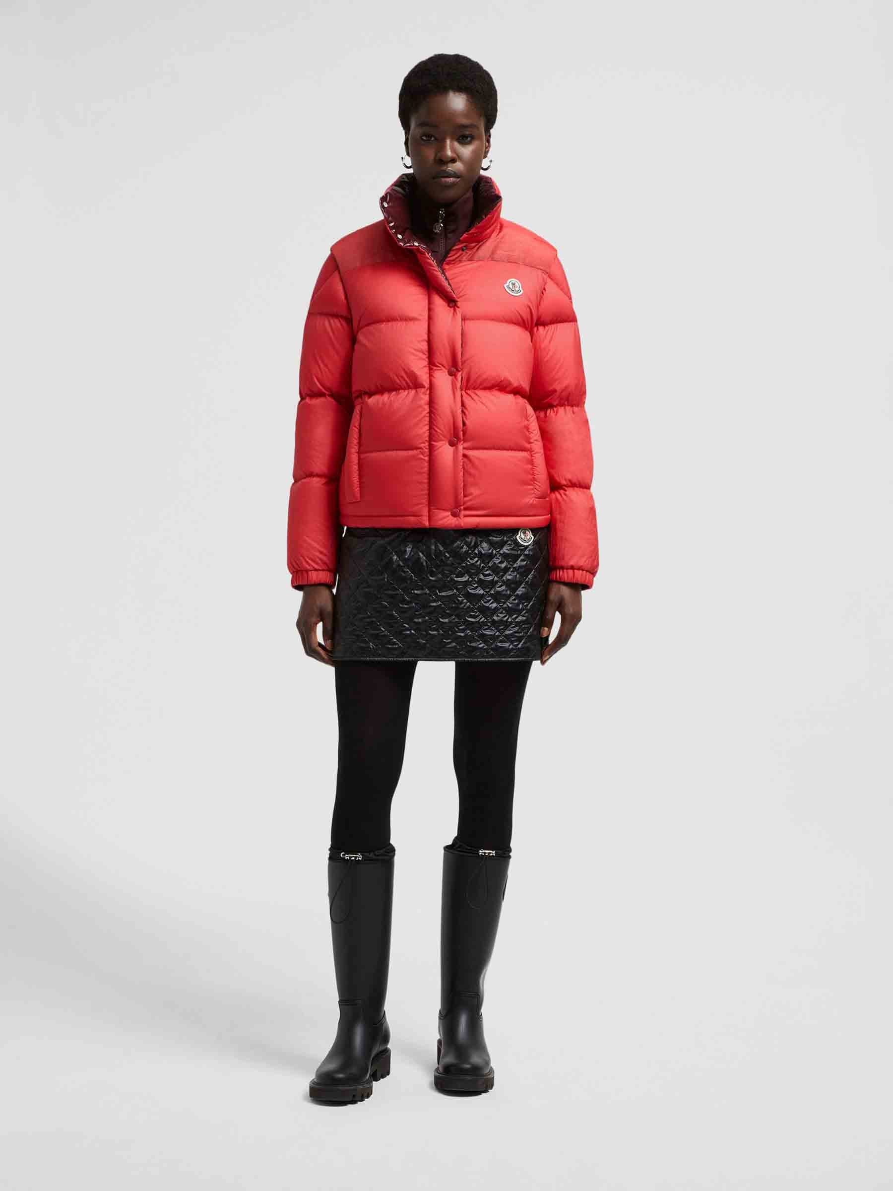 Moncler Verone Mujer Barcelona Chaqueta Acolchada Reversible color Coral sku 774-000506 03 - Foto 2