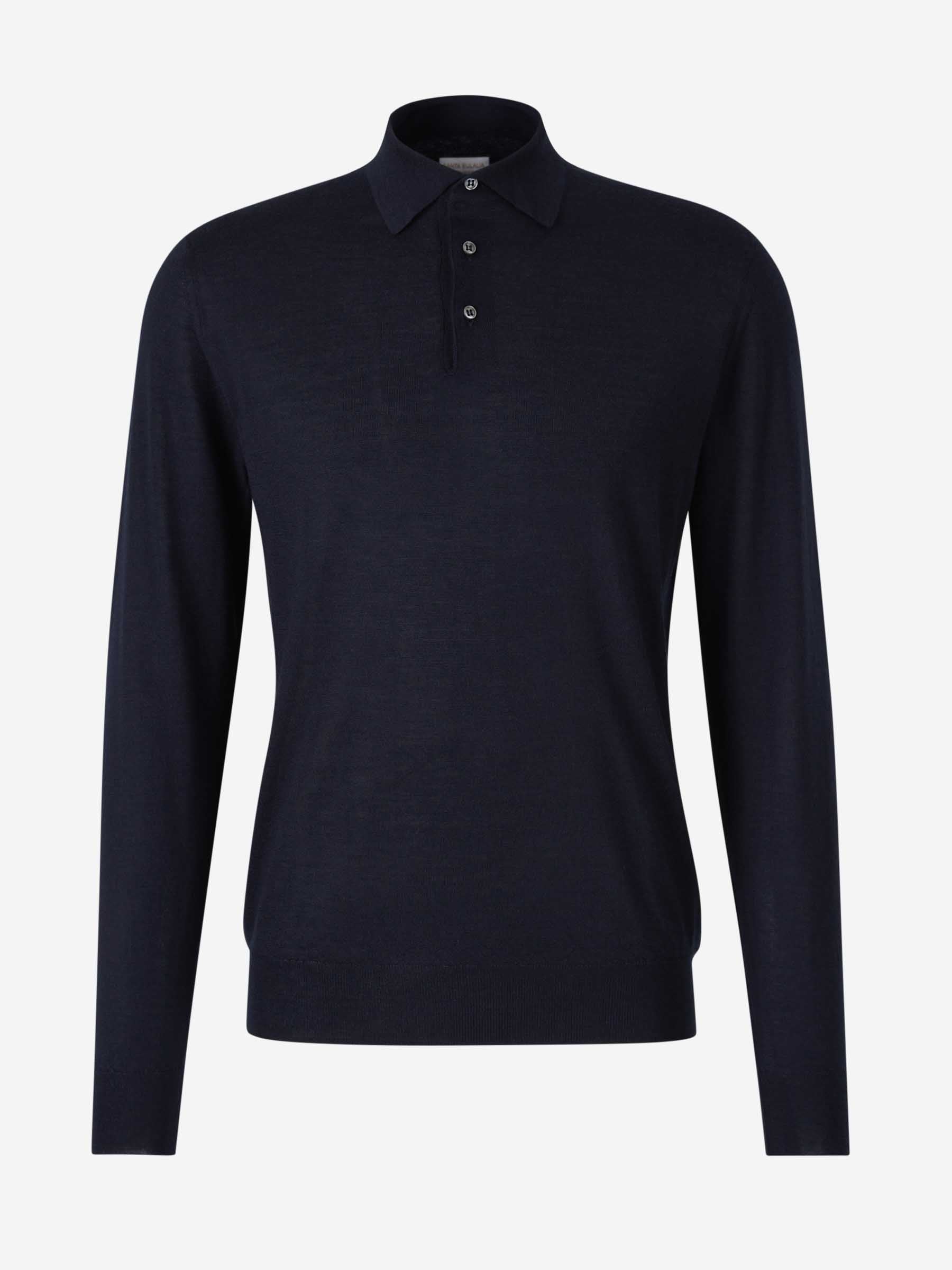 Santa Eulalia Hombre Barcelona Polo Cashmere Y Seda color Azul Noche sku 551-000379 01 - Foto 1