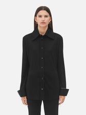Bottega Veneta Mujer Barcelona Camisa Fluida Lisa color Negro sku 701-002163 01 - Foto 1