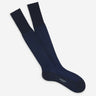 Bresciani Hombre Barcelona Calcetines Canalé Dos Tonos color Azul Marino sku 642-000224 01 - Foto 1