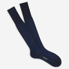 Bresciani Calcetines Canalé Dos Tonos color Azul Marino sku 642-000224 01 - Foto 1