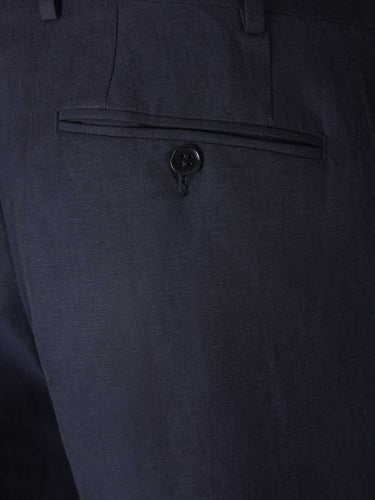 Canali Hombre Barcelona Traje de Lino y Seda color Azul Marino sku 311-000334 03 - Foto 9