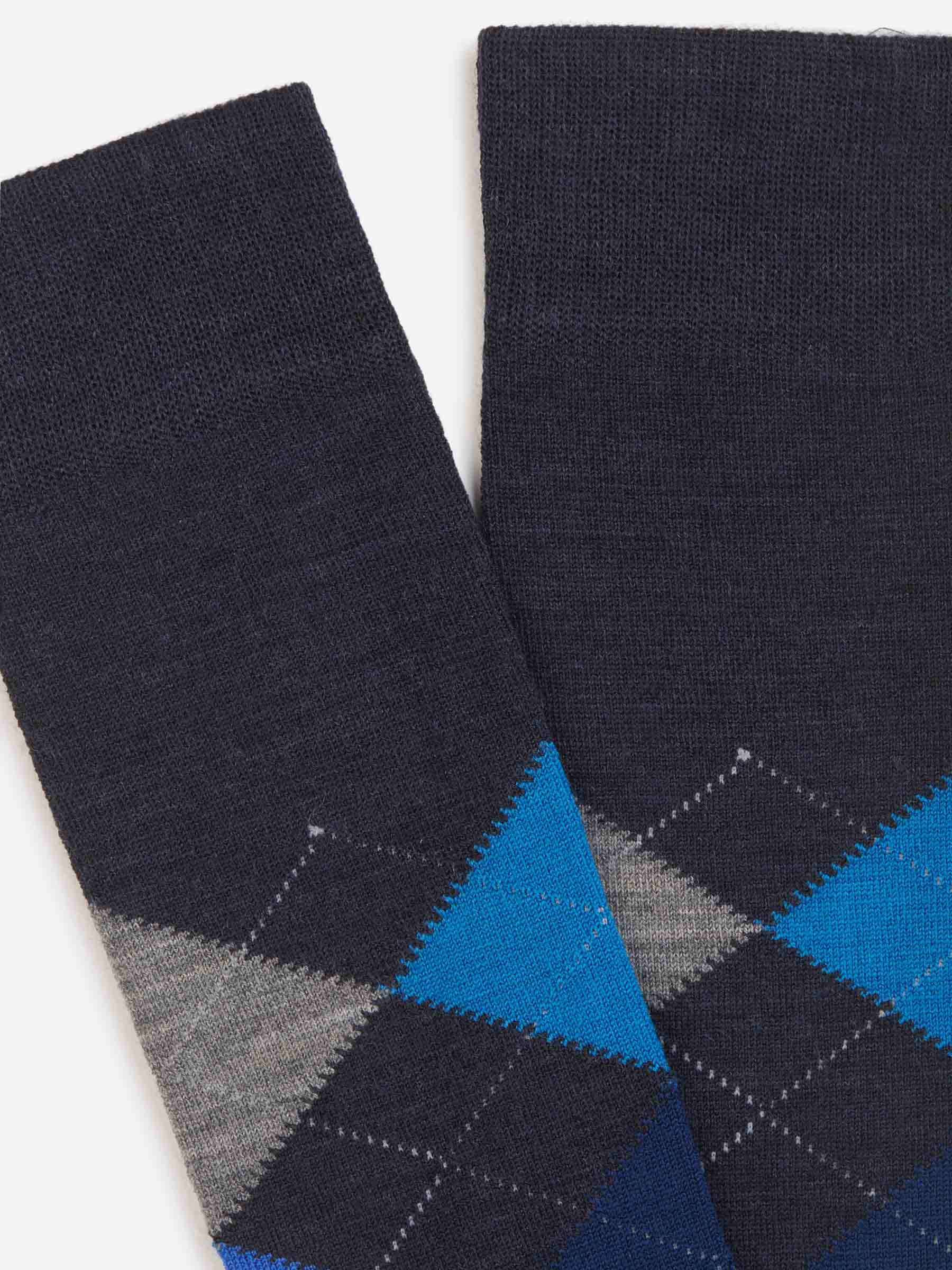 Gallo Hombre Barcelona Calcetines Largos Incrustaciones color Azul Noche sku 641-000203 02 - Foto 2