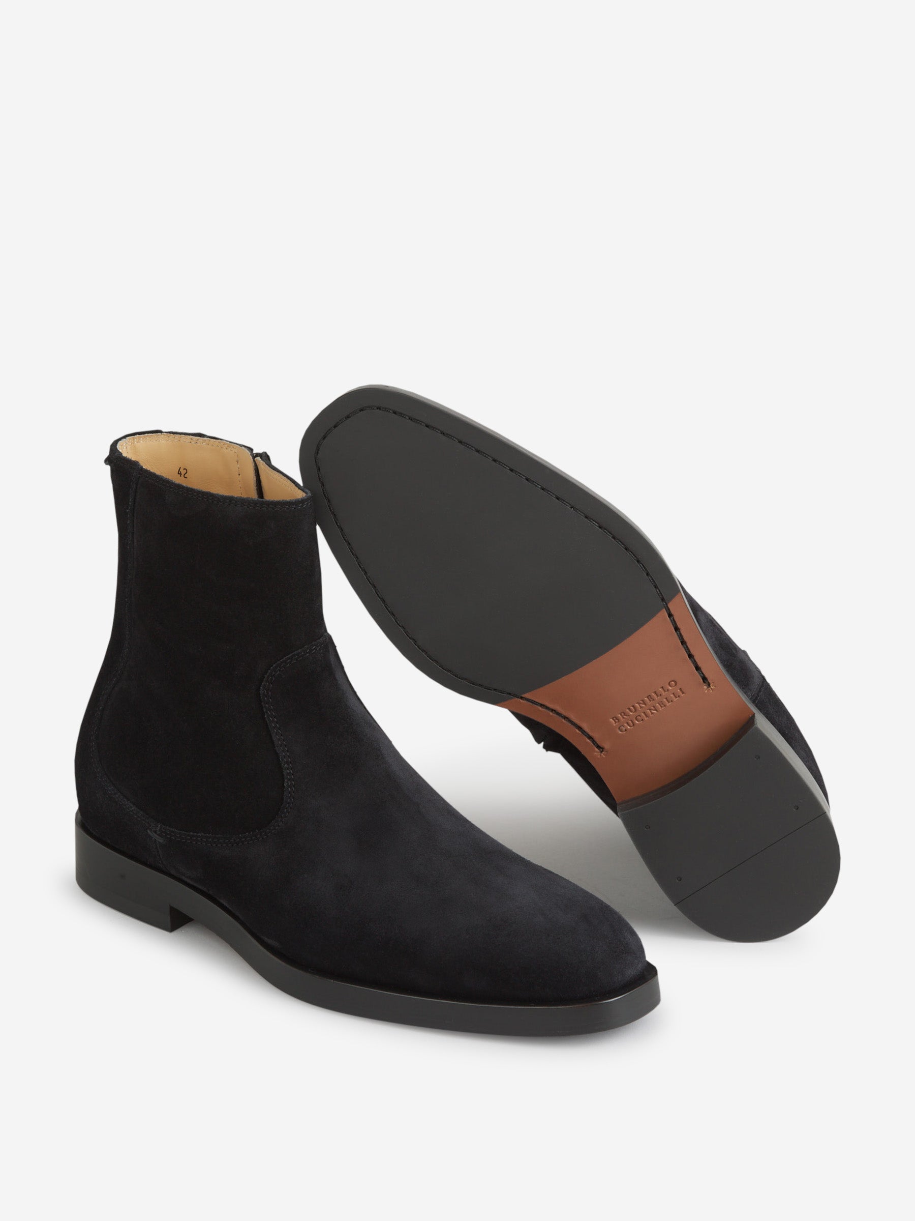 Brunello Cucinelli – Suede Leather Boots Hombre 611-004458 01