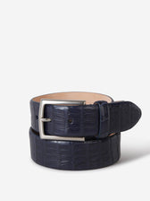Santa Eulalia Hombre Barcelona Cinturón Croco color Azul Marino sku 622-001019 05 - Foto 1