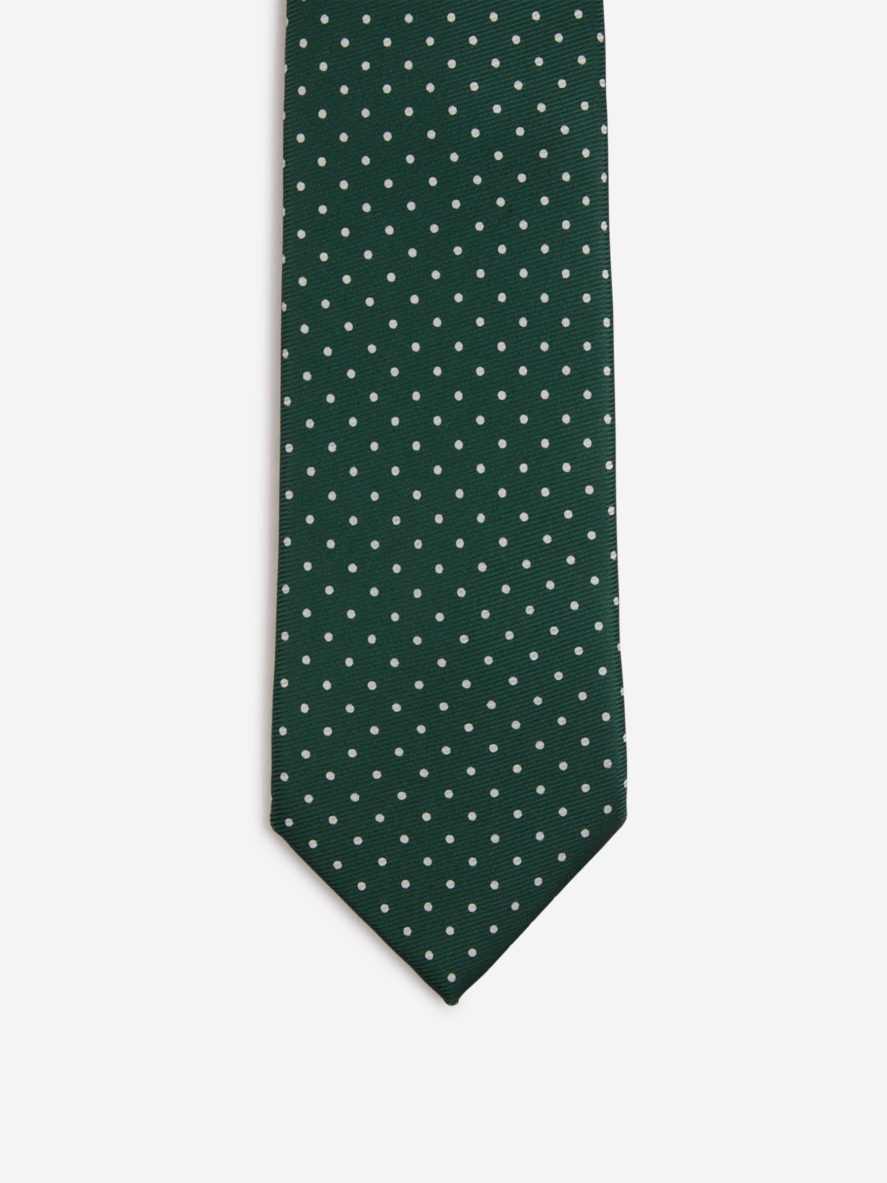 Santa Eulalia Hombre Barcelona Corbata Motivo Lunares color Verde Oscuro sku 601-001533 01 - Foto 2