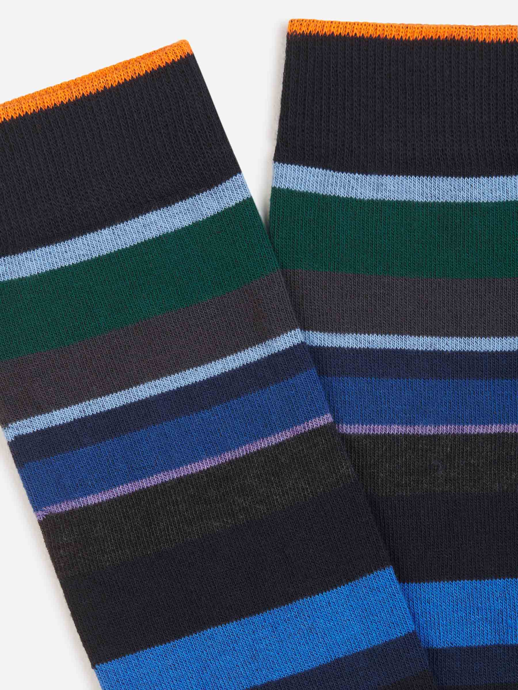 Gallo Hombre Barcelona Calcetines Rayas Multicolor color Azul Noche sku 641-000196 02 - Foto 2