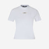 Jacquemus Mujer Barcelona Camiseta Le Gros Grain color Blanco sku 782-001608 01 - Foto 1