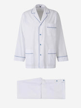 Santa Eulalia Hombre Barcelona Pijama Set Motivo Franjas color Blanco sku 411-000173 02 - Foto 1