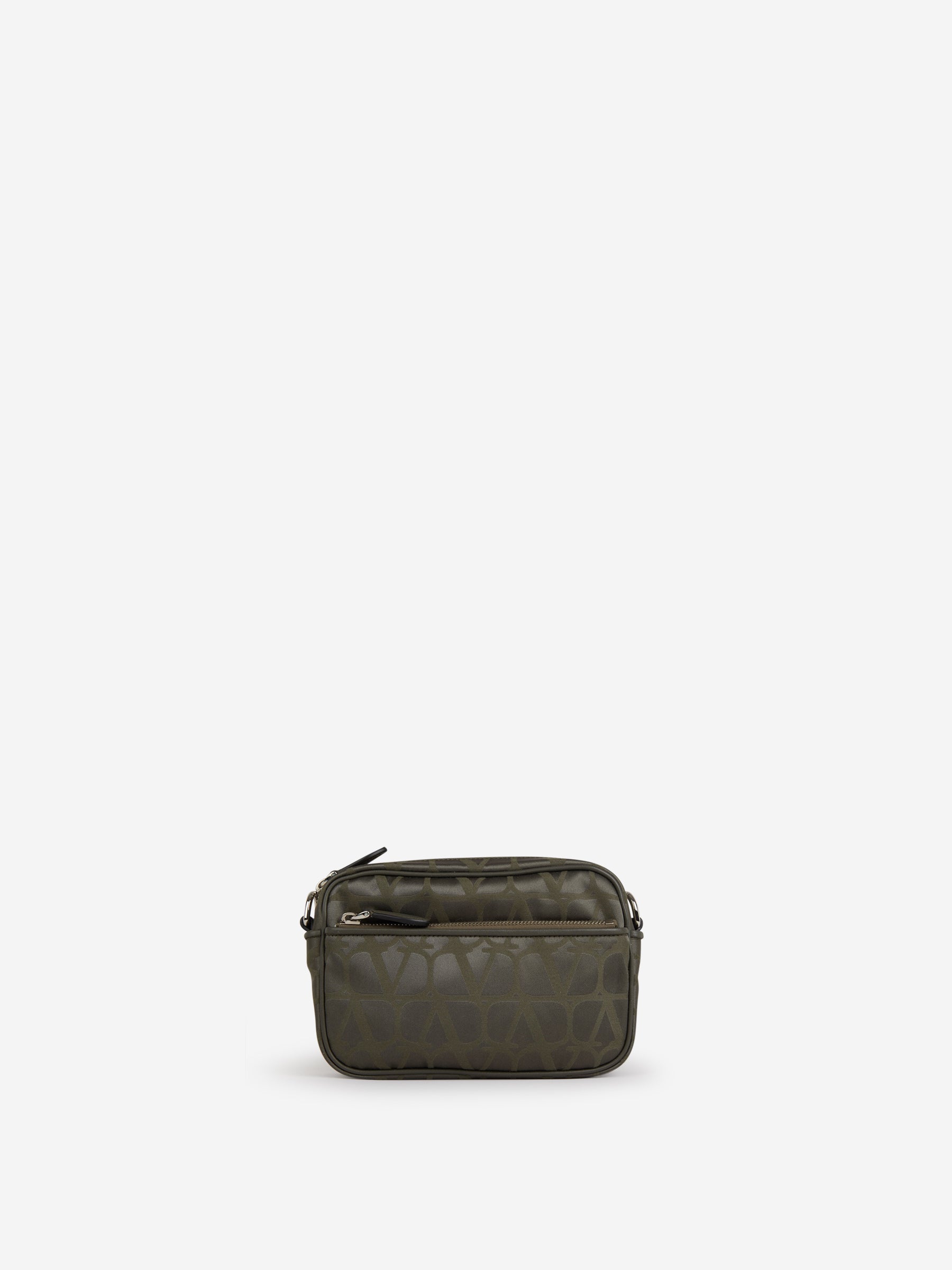 Valentino Garavani Bandolera Jacquard Logo color Verde Militar sku 692-001860 00 - Foto 1