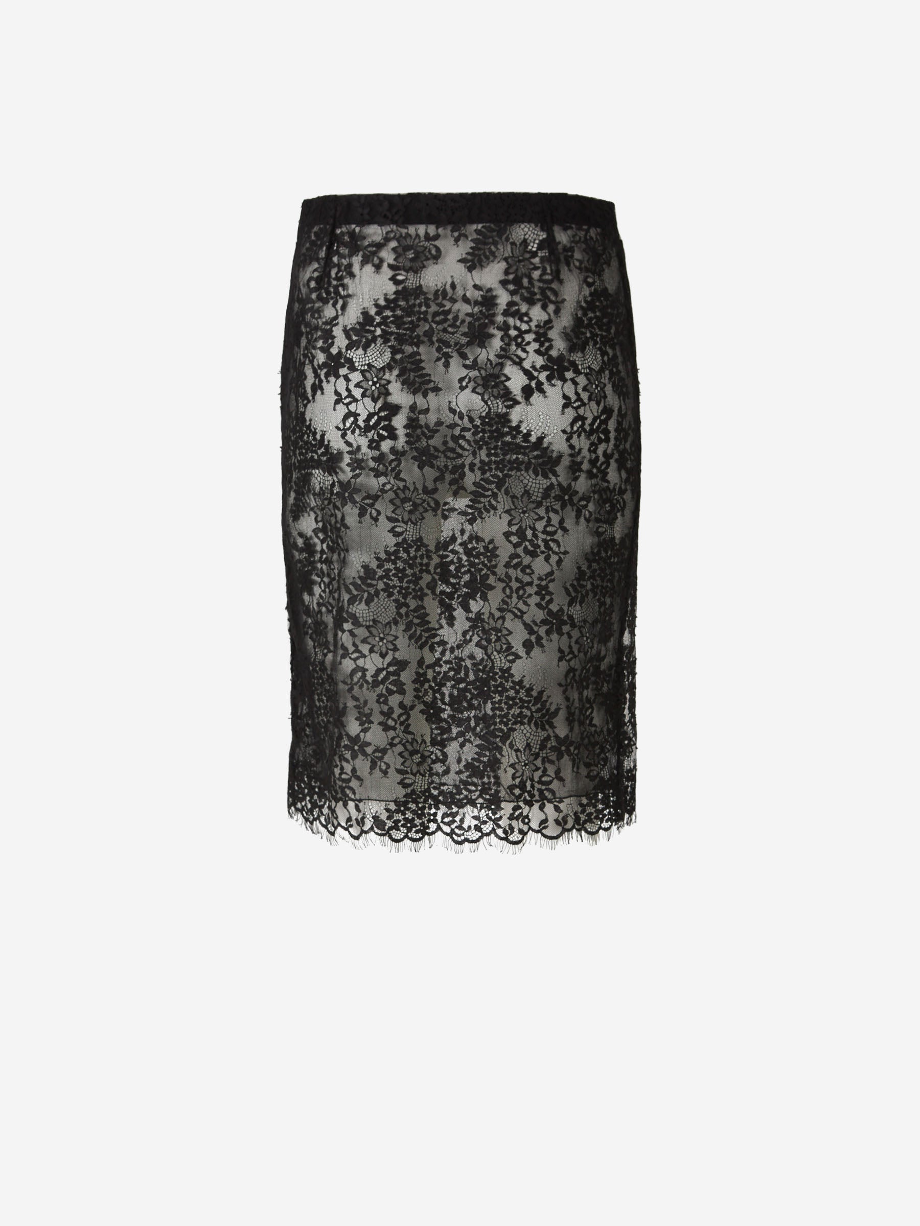 Saint Laurent Mujer Barcelona Falda Midi Seda color Negro sku 750-001535 01 - Foto 2