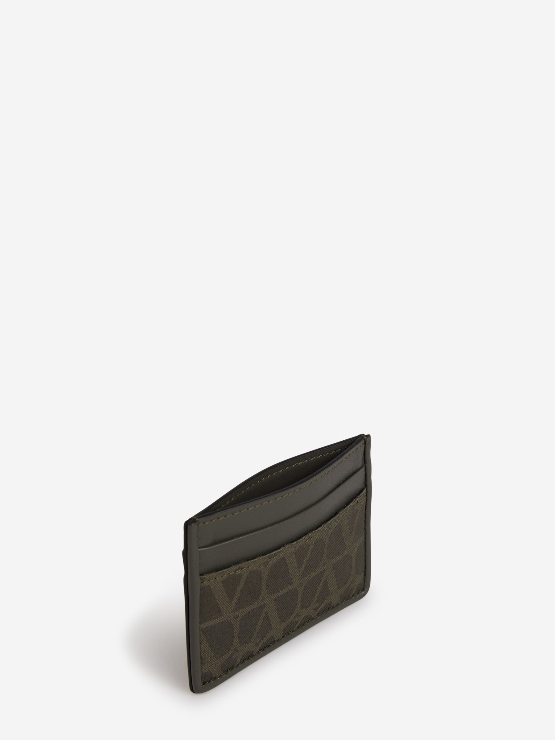 Valentino Garavani Tarjetero Logo Piel color Verde Militar sku 691-001331 00 - Foto 2