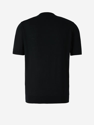 Colombo Hombre Barcelona Camiseta Cashmere Y Seda color Negro sku 553-003208 03 - Foto 2