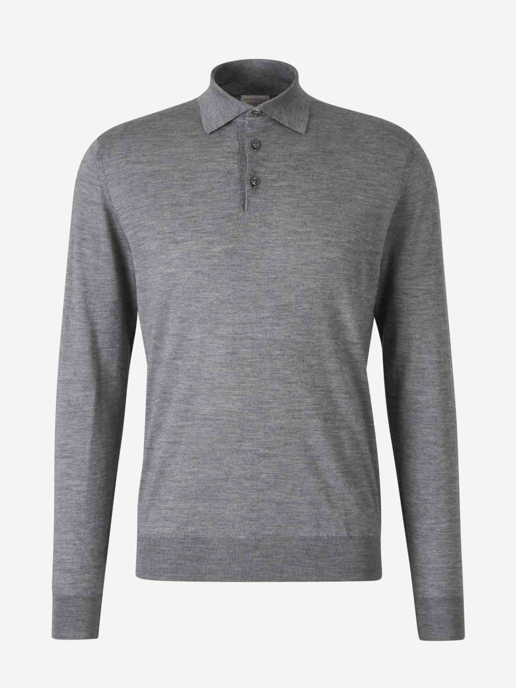 Santa Eulalia Hombre Barcelona Polo Cashmere Y Seda color Gris Piedra sku 551-000379 03 - Foto 1