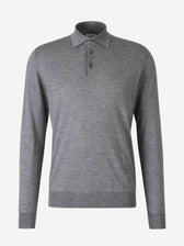 Santa Eulalia Hombre Barcelona Polo Cashmere Y Seda color Gris Piedra sku 551-000379 03 - Foto 1