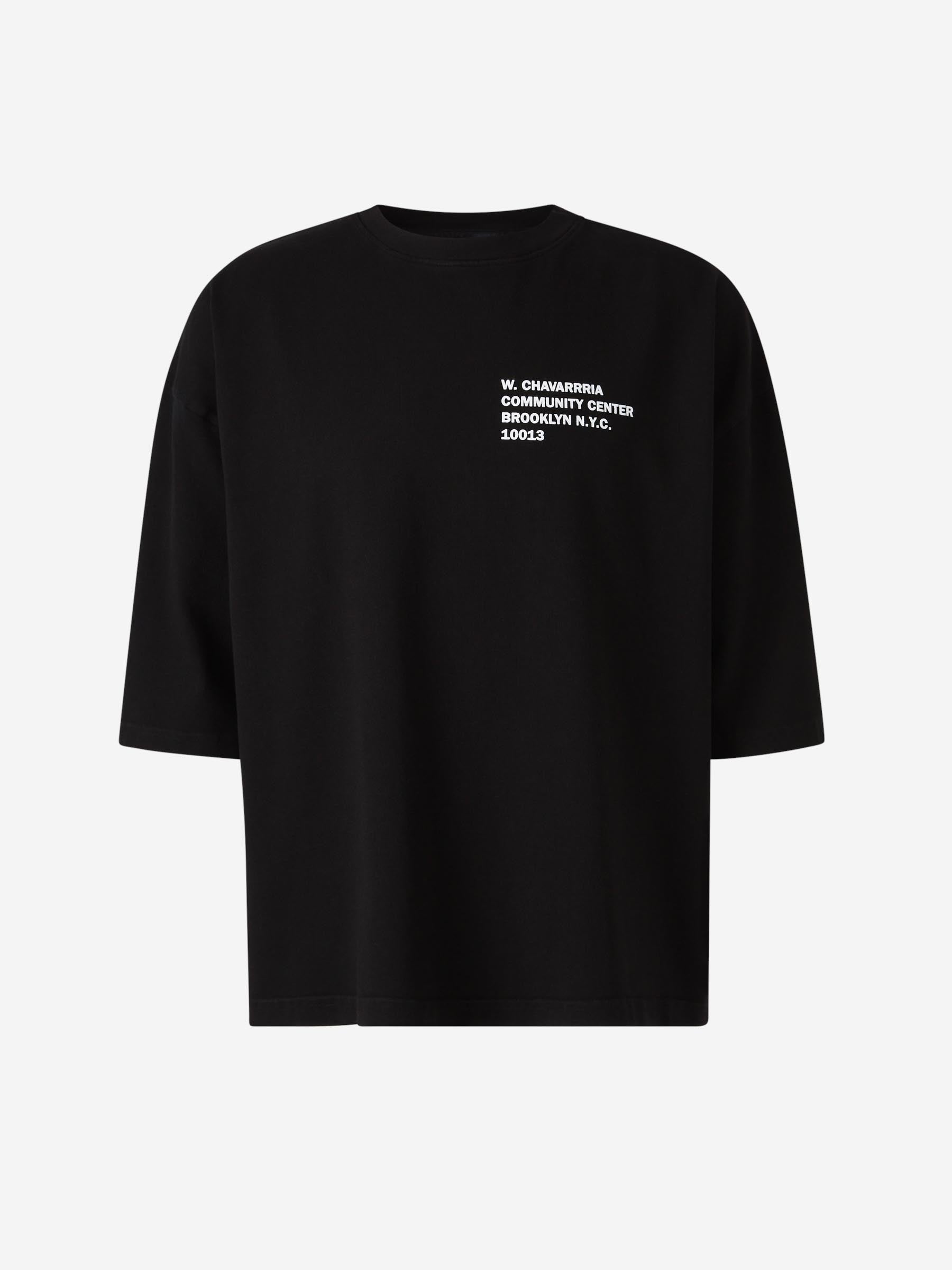 Willy Chavarria – Cotton Logo T-shirt Hombre 553-003924 01