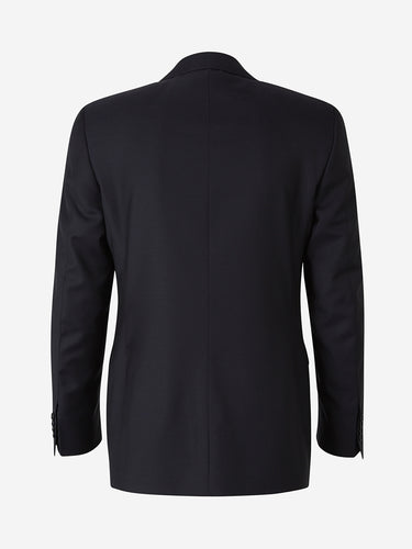 Canali Hombre Barcelona Traje Recto Lana color Azul Noche sku 311-000337 01 - Foto 2