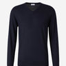 Santa Eulalia Hombre Barcelona Jersey Pico Cashmere color Azul Denim Oscuro sku 542-002425 04 - Foto 1