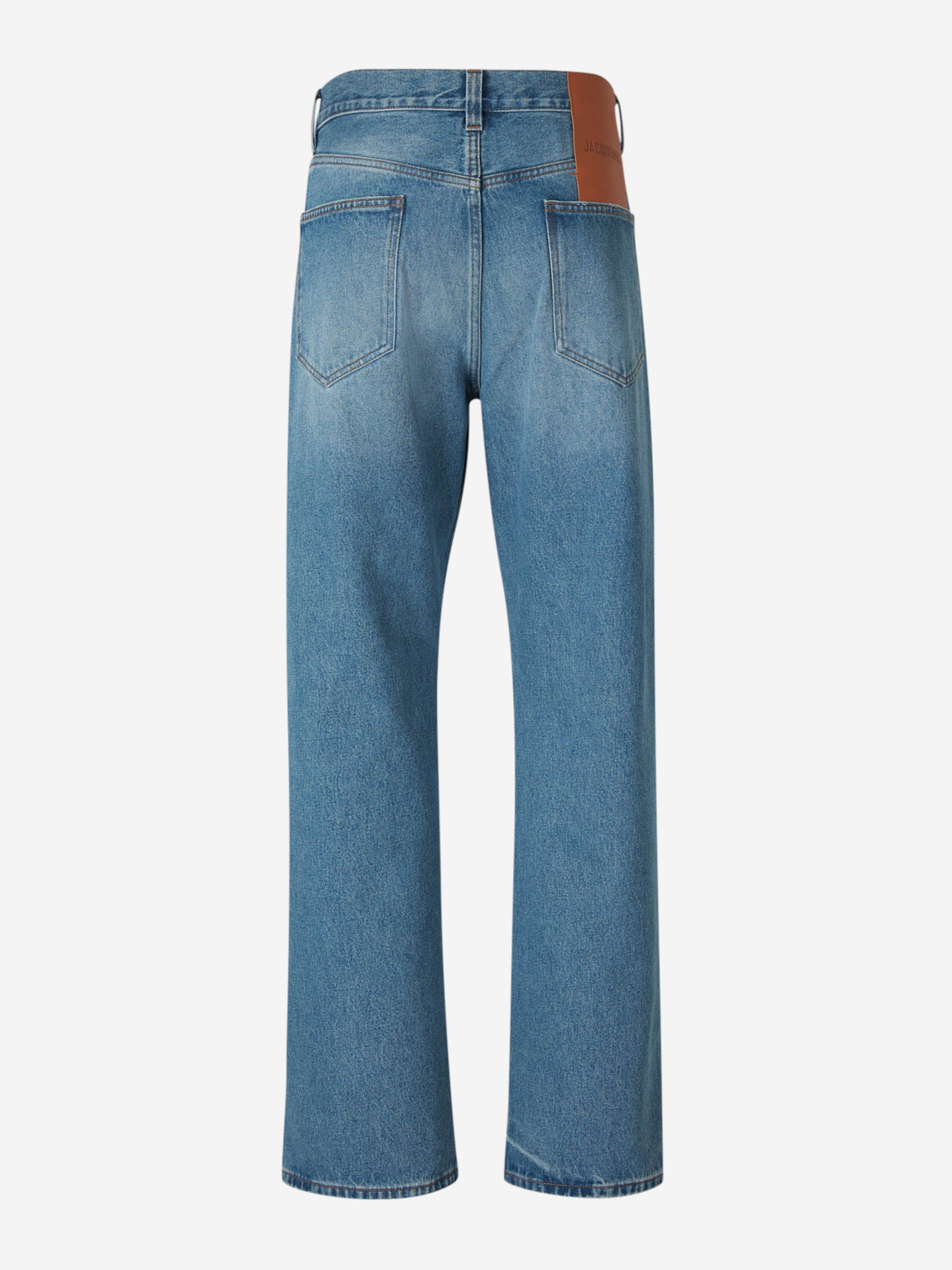 Jacquemus – Jacquemus Straight Fit Jeans Give Nimes Droit in 