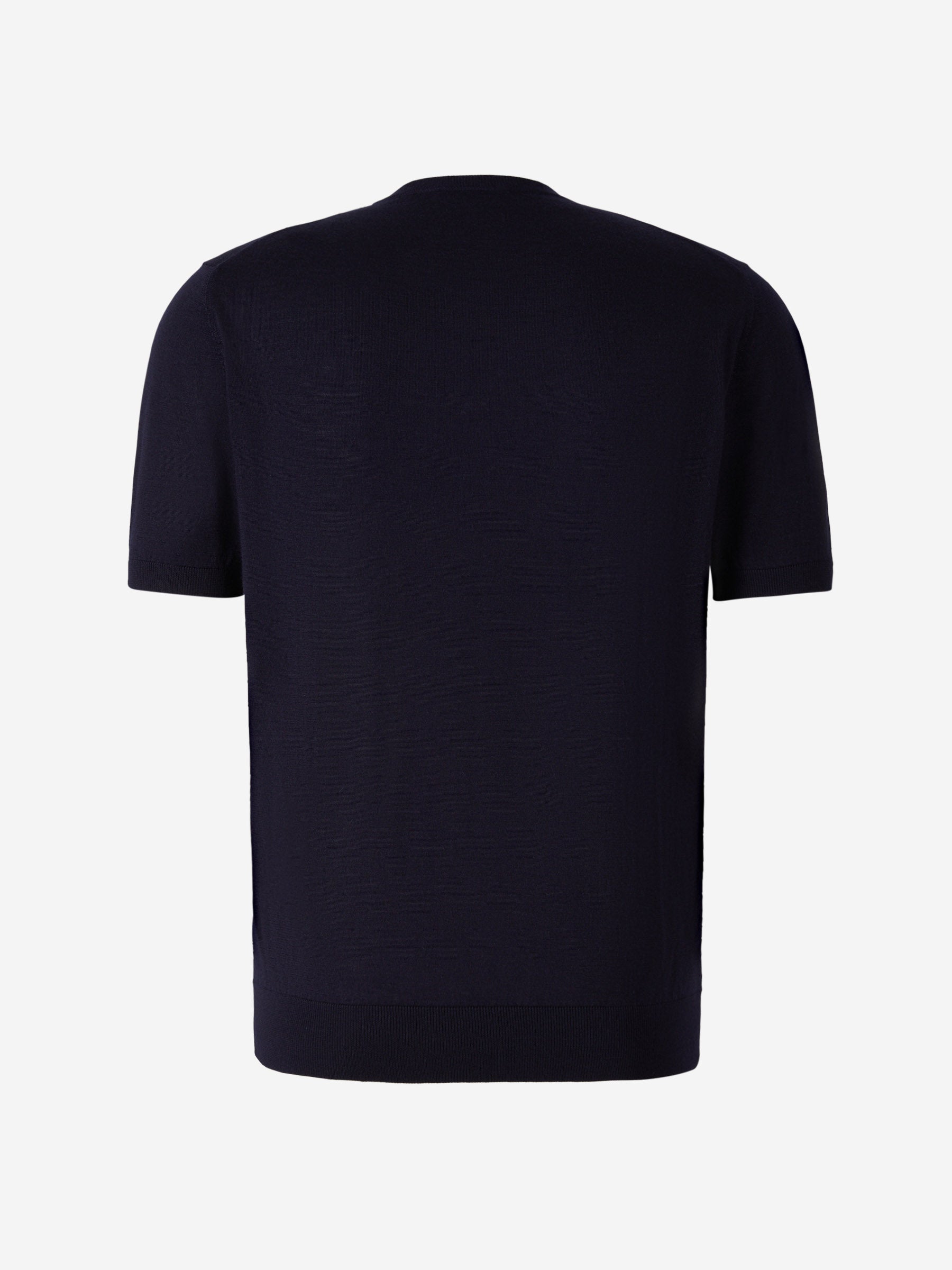 Colombo Hombre Barcelona Camiseta Cashmere Y Seda color Azul Noche sku 553-003208 02 - Foto 2