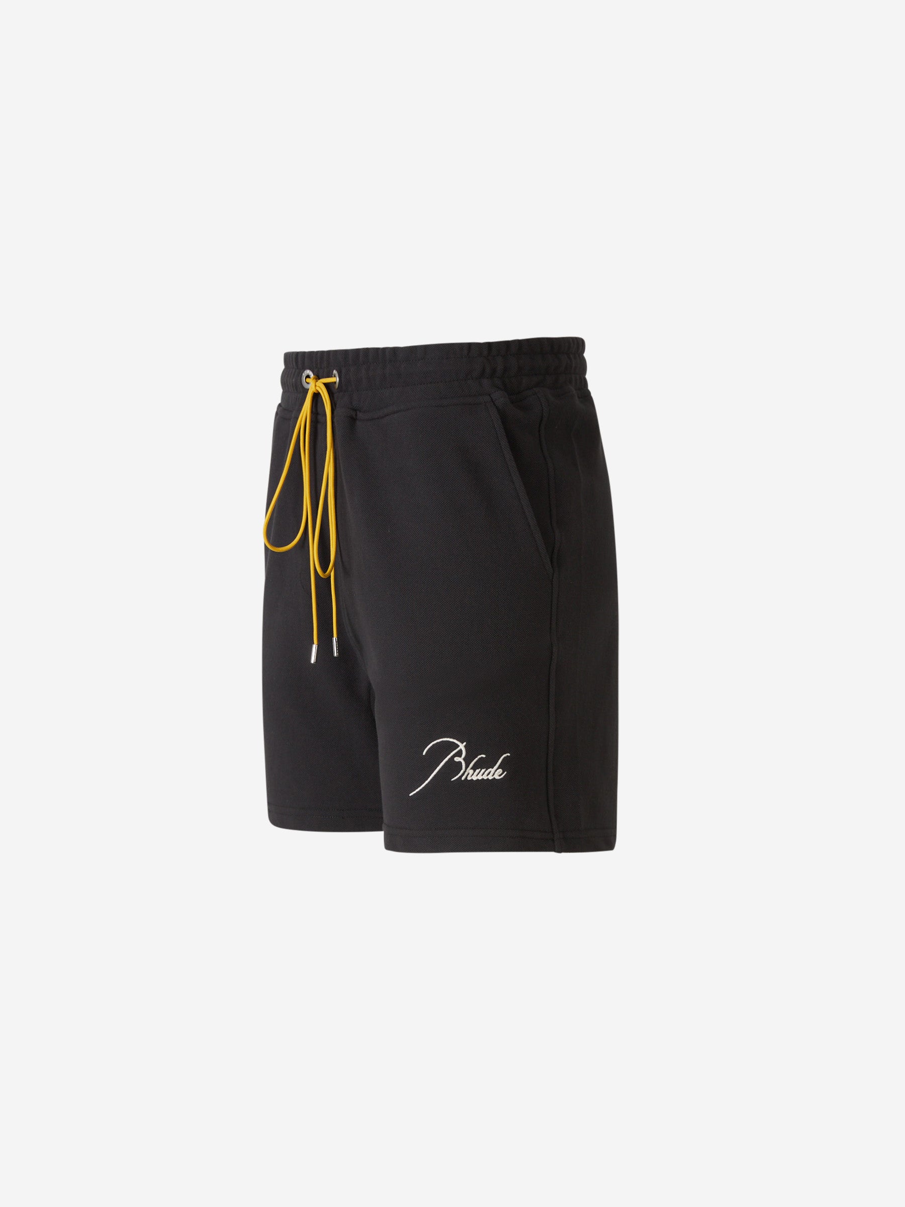 Rhude – Logo Cotton Bermuda Shorts Hombre 523-000895 00