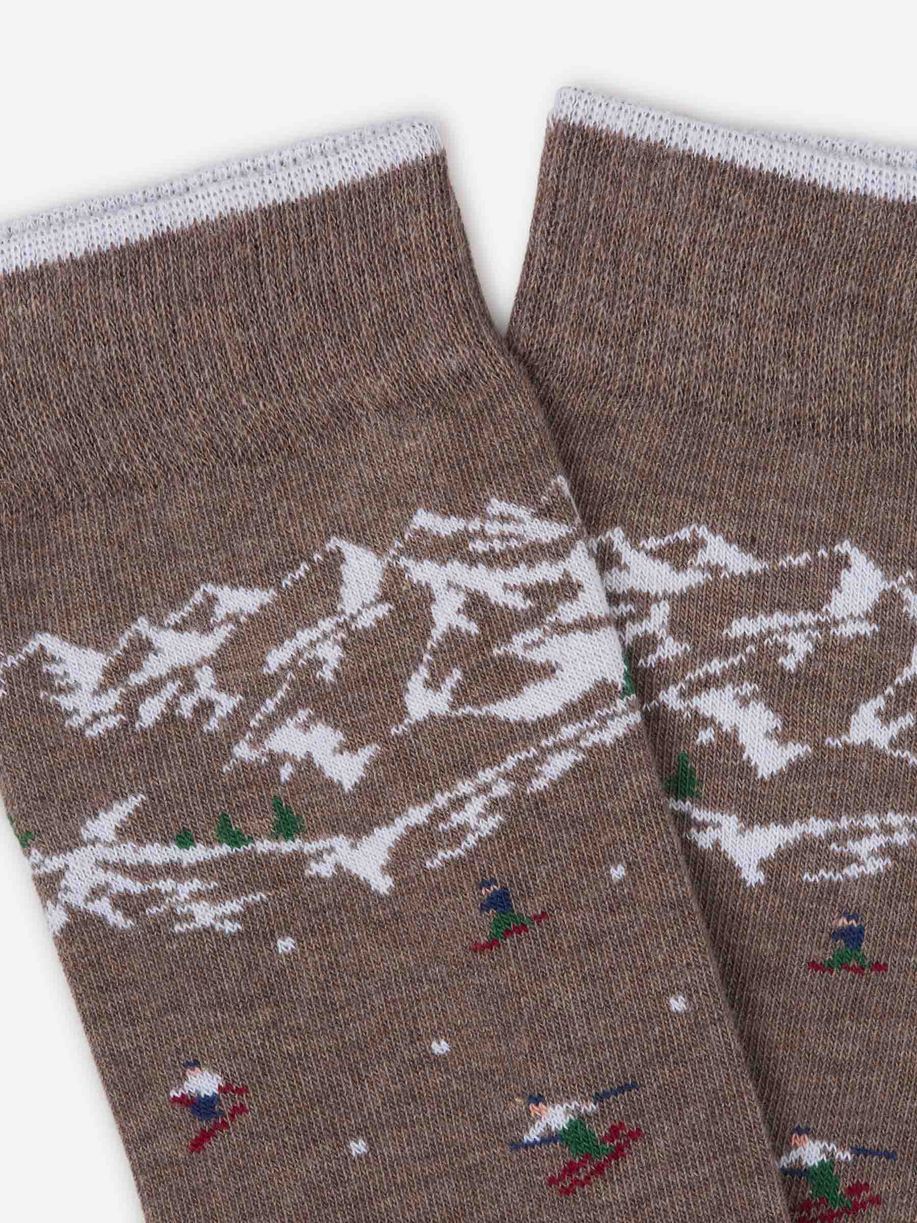 Gallo Hombre Barcelona Calcetines Motivo Esquiador color Caramelo sku 642-000520 01 - Foto 2