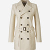 Saint Laurent Mujer Barcelona Abrigo Sahariano Algodón color Beige sku 771-001498 01 - Foto 1