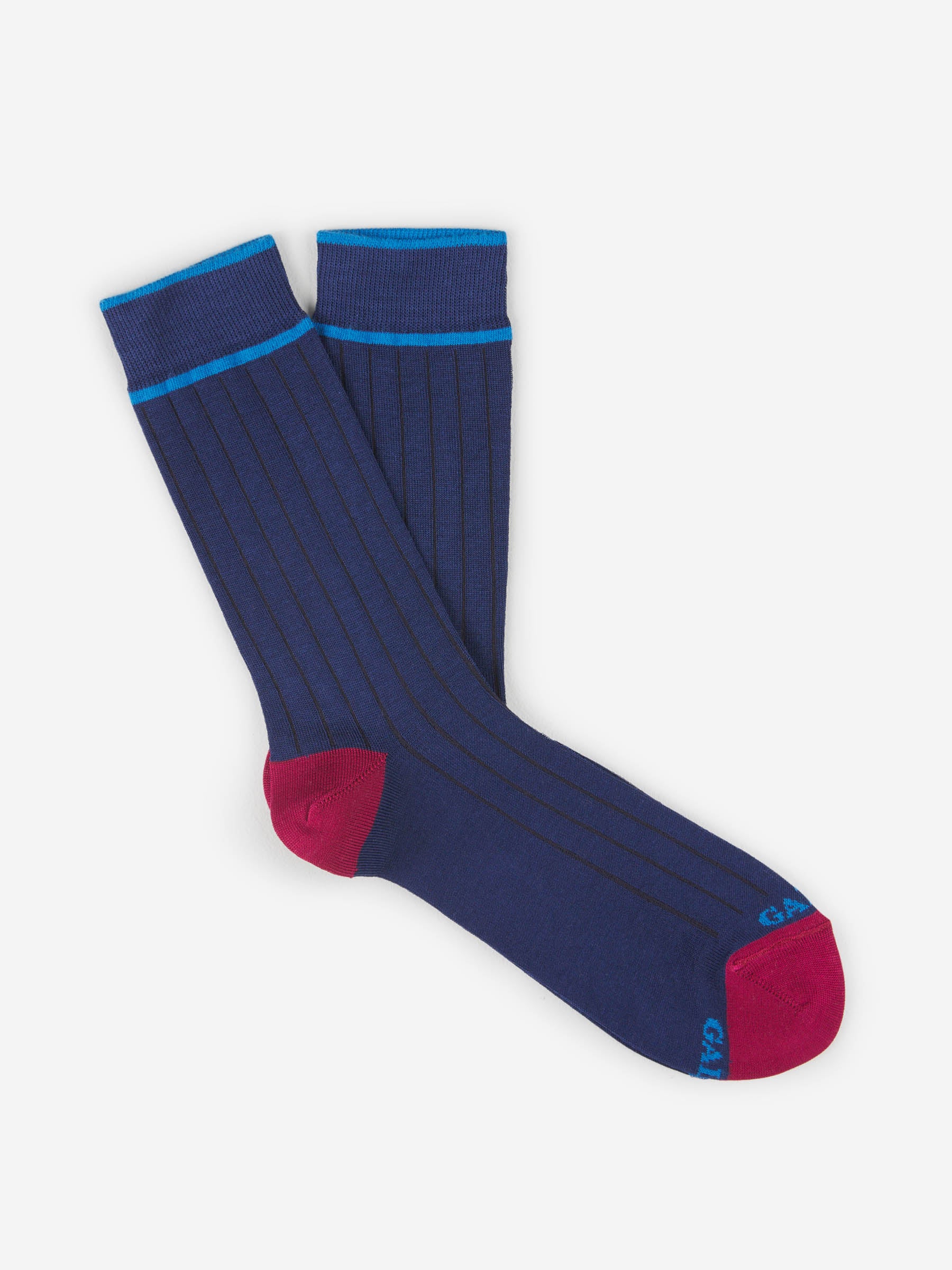 Gallo Calcetines Bicolor Rayas color Azul Marino sku 641-000188 02 - Foto 1
