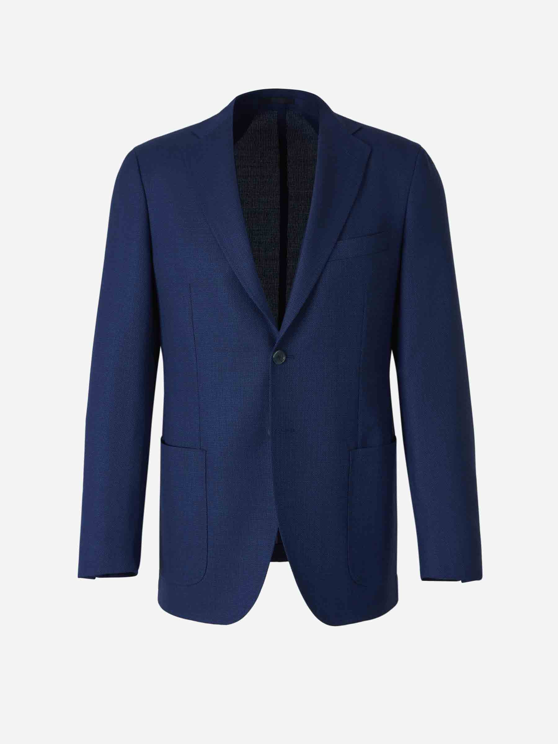 Scabal Hombre Barcelona Americana Recta Lana color Azul Cobalto sku 301-000246 01 - Foto 1