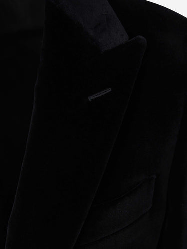Canali Hombre Barcelona Americana Terciopelo color Negro sku 301-000250 01 - Foto 3