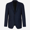 Scabal Hombre Barcelona Americana Texturizada Lana color Azul Noche sku 302-003256 01 - Foto 1